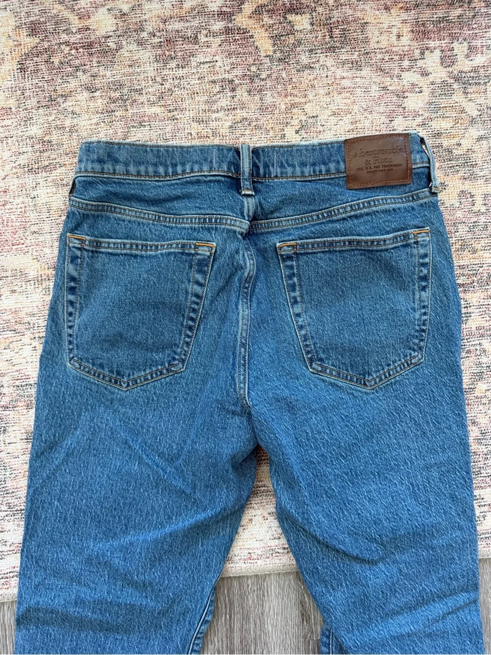 Abercrombie & Fitch Vintage Stretch Straight Jean